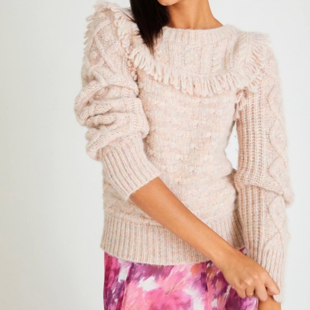 LOVESHACKFANCY | $425 Alpaca/Wool Sweater - Picture 2 of 4